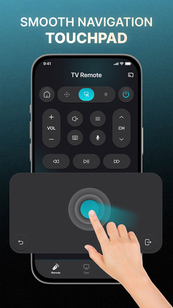 Smart TV Remote: Screen Mirror - عکس برنامه موبایلی اندروید