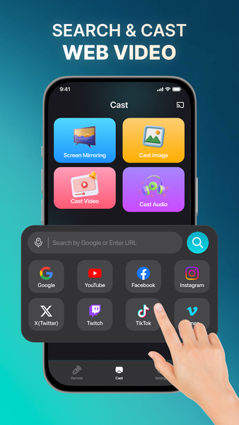 Smart TV Remote: Screen Mirror - عکس برنامه موبایلی اندروید