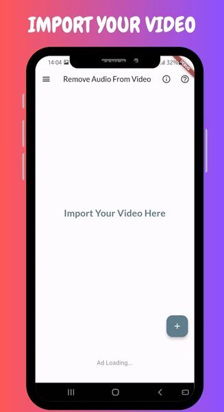 Remove Audio From Video - Image screenshot of android app