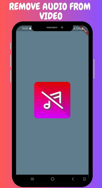 Remove Audio From Video - Image screenshot of android app