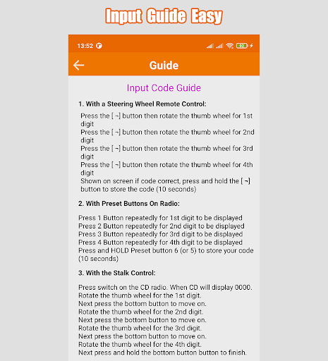 Radio Precode Calculator For R - عکس برنامه موبایلی اندروید