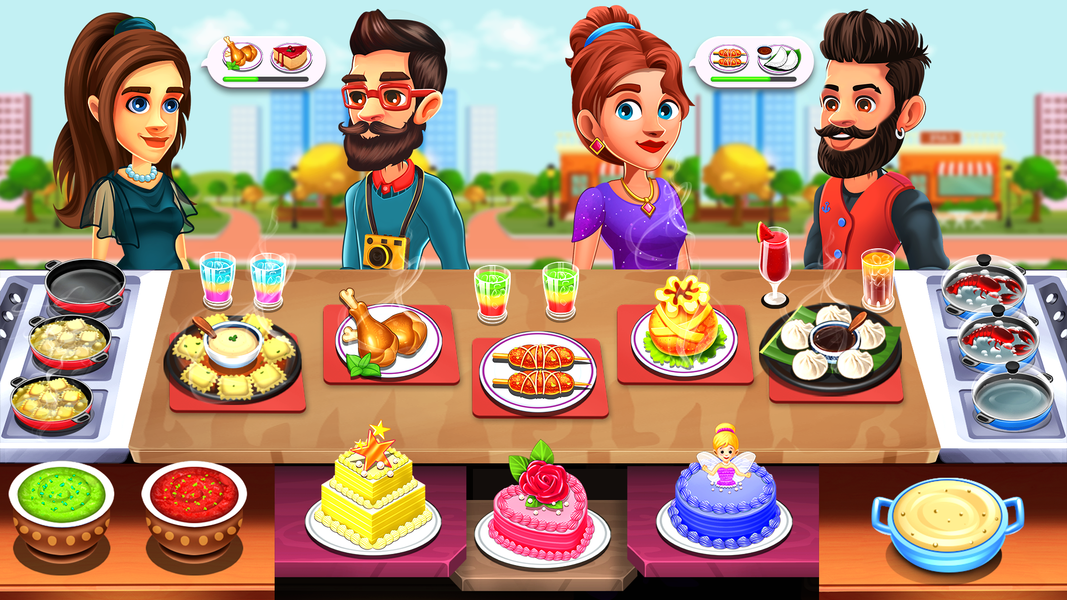 Cooking Corner Chef Restaurant - Gameplay image of android game