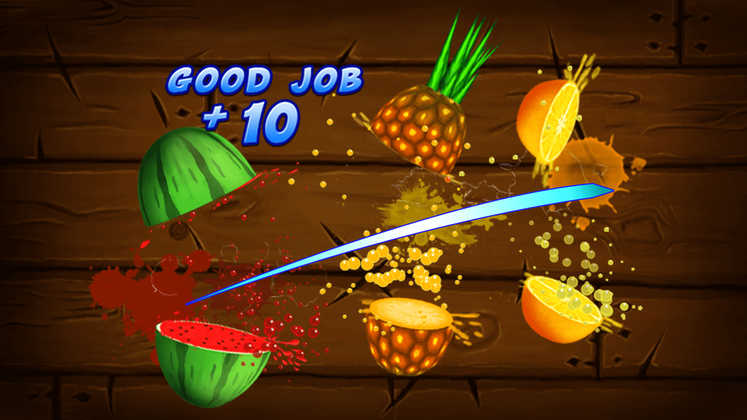 Fruit Cutter - Watch Game - Gameplay image of android game