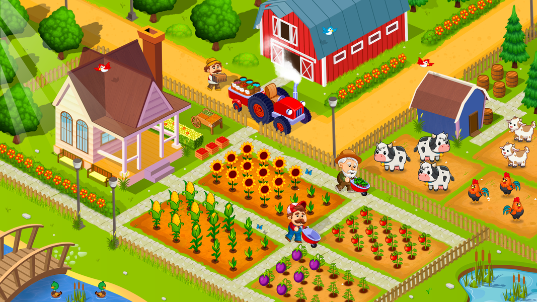 Idle Farming Adventure - Gameplay image of android game