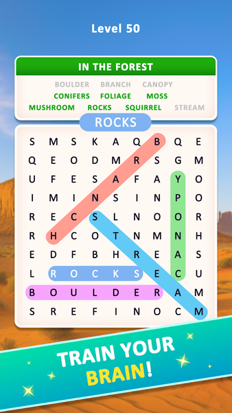 Word Search Daily - Gameplay image of android game