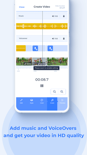 AI Video Maker - Renderforest - عکس برنامه موبایلی اندروید