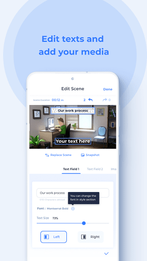 AI Video Maker - Renderforest - عکس برنامه موبایلی اندروید