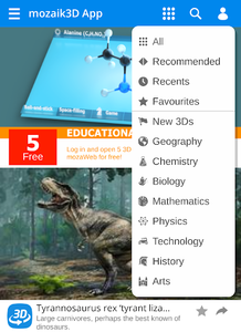 mozaik3D - Learning is fun! - عکس برنامه موبایلی اندروید