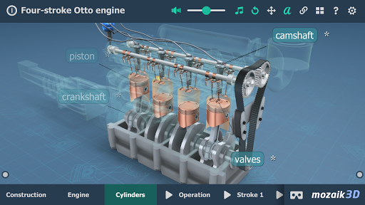 mozaik3D - Learning is fun! - Image screenshot of android app