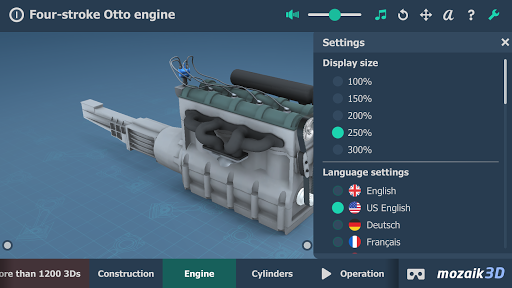 Four-stroke Otto engine 3D - عکس برنامه موبایلی اندروید