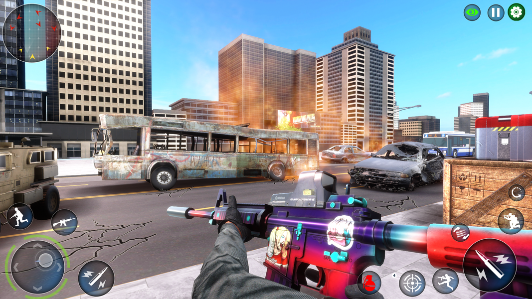 FPS Gun Commando Shooting Game - عکس بازی موبایلی اندروید