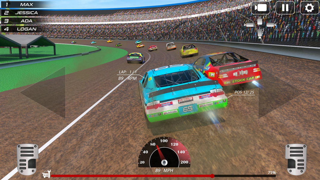 Super Stock Car Racing Game 3D - Gameplay image of android game