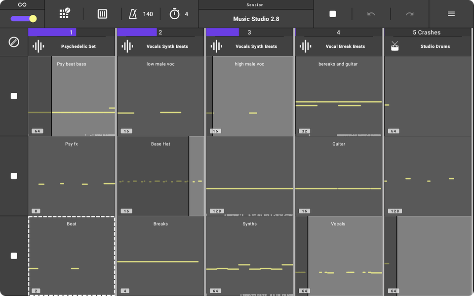 Renetik: Music Studio DAW - عکس برنامه موبایلی اندروید
