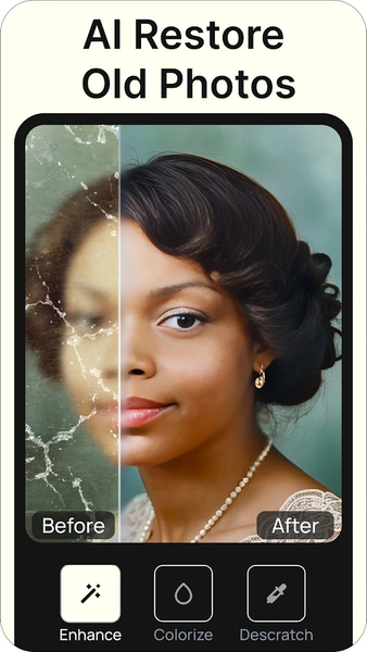Renew - Old Photo Restoration - Image screenshot of android app