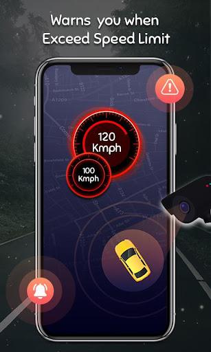 GPS Speedometer - Speed Camera - Image screenshot of android app