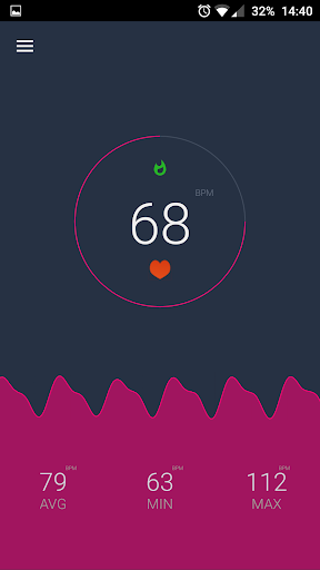 Heart Rate Monitor - Image screenshot of android app