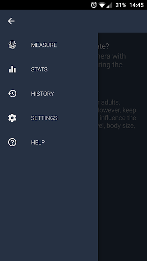 Heart Rate Monitor - Image screenshot of android app