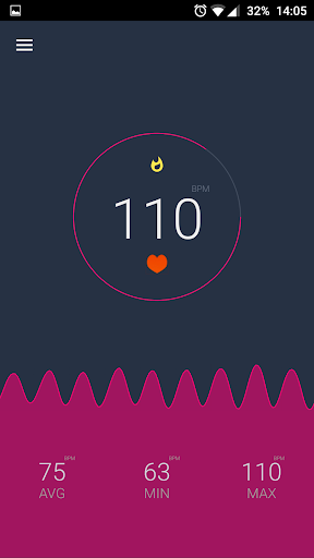 Heart Rate Monitor - عکس برنامه موبایلی اندروید