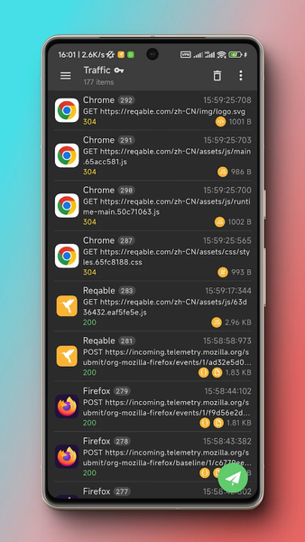 Reqable API Testing & Capture - Image screenshot of android app