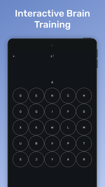 Schulte table - Image screenshot of android app