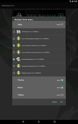 My Backup - عکس برنامه موبایلی اندروید
