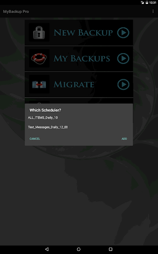 My Backup - عکس برنامه موبایلی اندروید