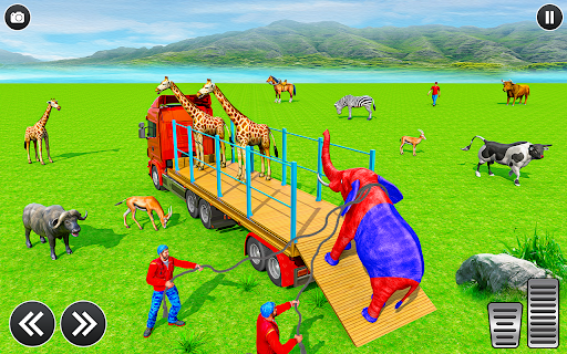 Animal Transports Truck Games - Image screenshot of android app