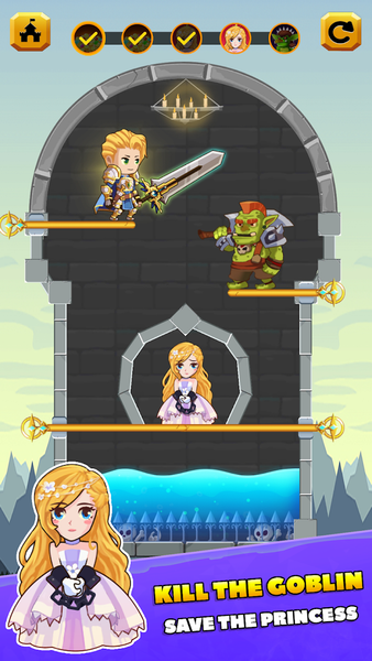 Rescue Hero: Pull Pin Games - عکس بازی موبایلی اندروید
