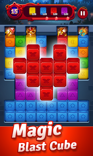 Magic Blast - Cube Puzzle Game - Gameplay image of android game