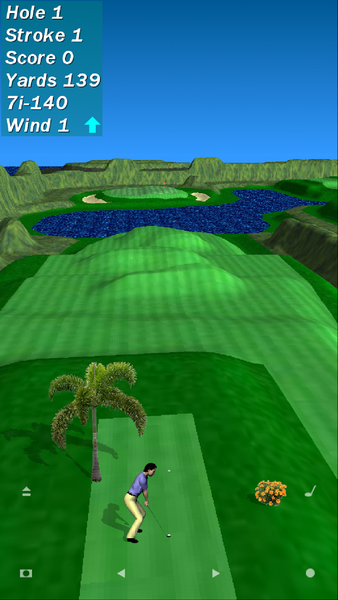 Par 3 Golf Lite - Gameplay image of android game