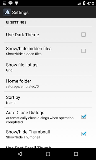 Arc File Manager - Image screenshot of android app