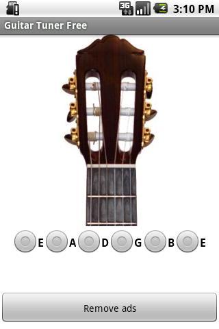 Guitar Tuner - Image screenshot of android app