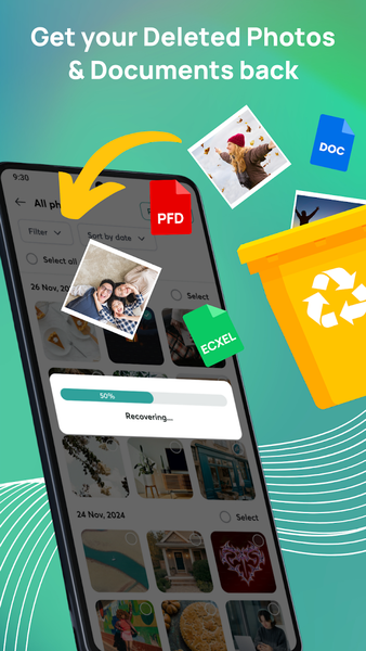 ReCove: Photo - File Recovery - عکس برنامه موبایلی اندروید