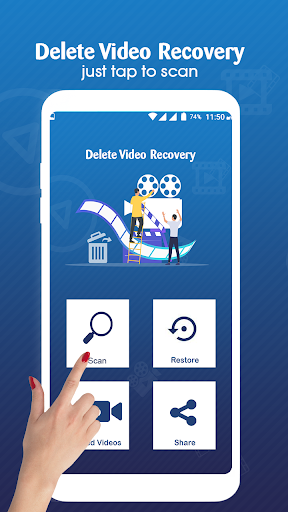 Deleted Video Recovery & Restore Deleted Videos - عکس برنامه موبایلی اندروید