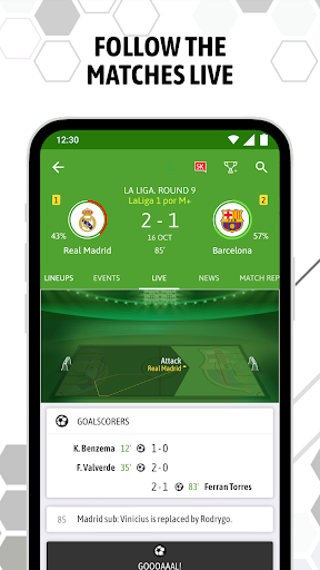 BeSoccer - Soccer Live Score - Image screenshot of android app