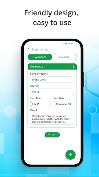 Resume Builder, CV Maker - PDF - Image screenshot of android app