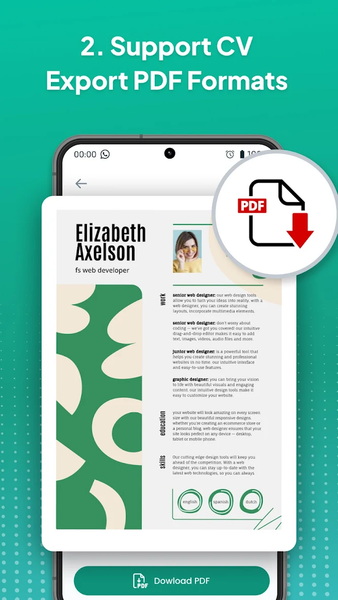 Resume Builder - AI CV Maker - Image screenshot of android app