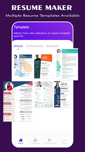 Resume Maker, Builder, Creator - عکس برنامه موبایلی اندروید