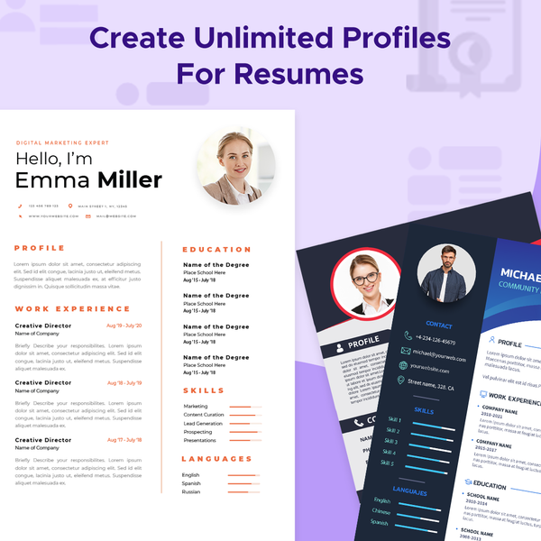 Resume Builder: CV maker PDF - عکس برنامه موبایلی اندروید