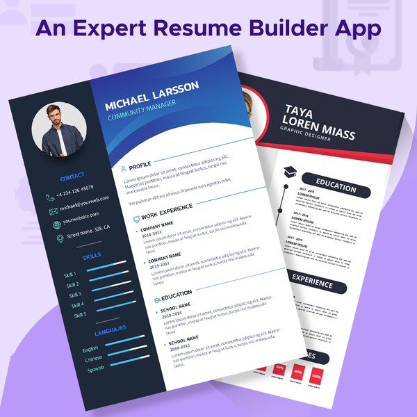 Resume Builder: CV maker PDF - عکس برنامه موبایلی اندروید