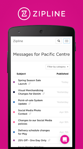 Zipline - عکس برنامه موبایلی اندروید