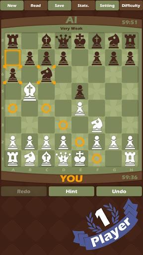 Chess Game - Gameplay image of android game