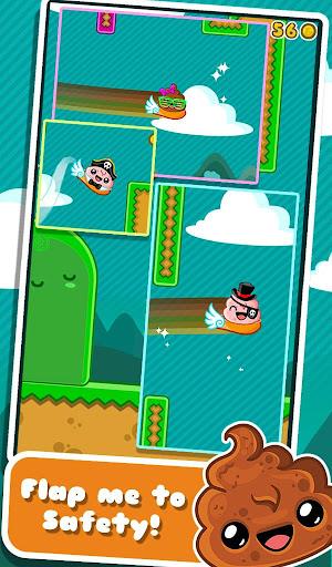 Happy Poo Flap - Gameplay image of android game