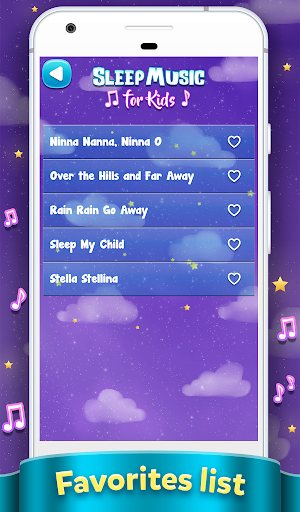 Sleep Music for Kids - عکس برنامه موبایلی اندروید