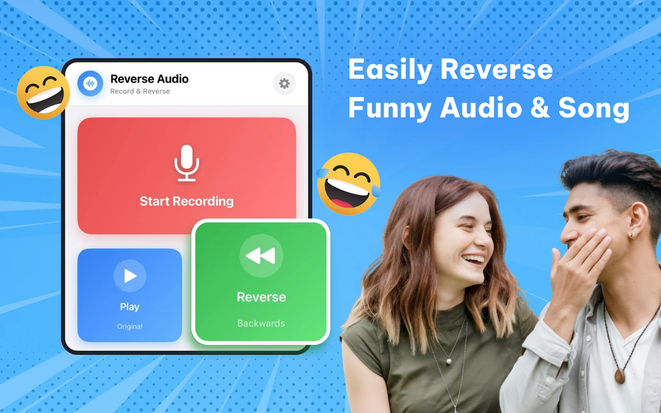 Reverse Song & Voice Challenge - عکس برنامه موبایلی اندروید