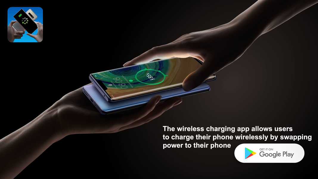 Reverse Wireless Charging - Image screenshot of android app