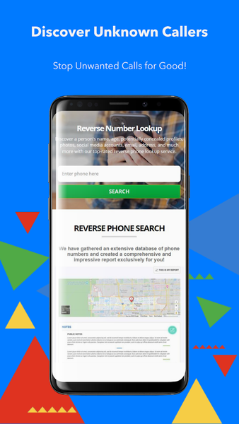 Reverse Number Lookup - عکس برنامه موبایلی اندروید