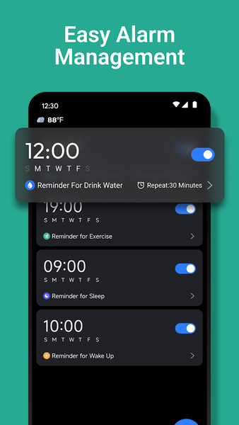 Alarm Clock: Alarm App & Sleep - عکس برنامه موبایلی اندروید