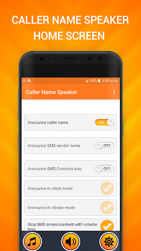 Caller Name Speaker - عکس برنامه موبایلی اندروید