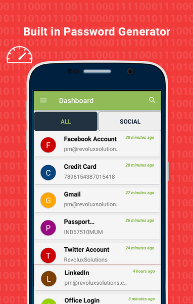 Pocket Password Manager - عکس برنامه موبایلی اندروید